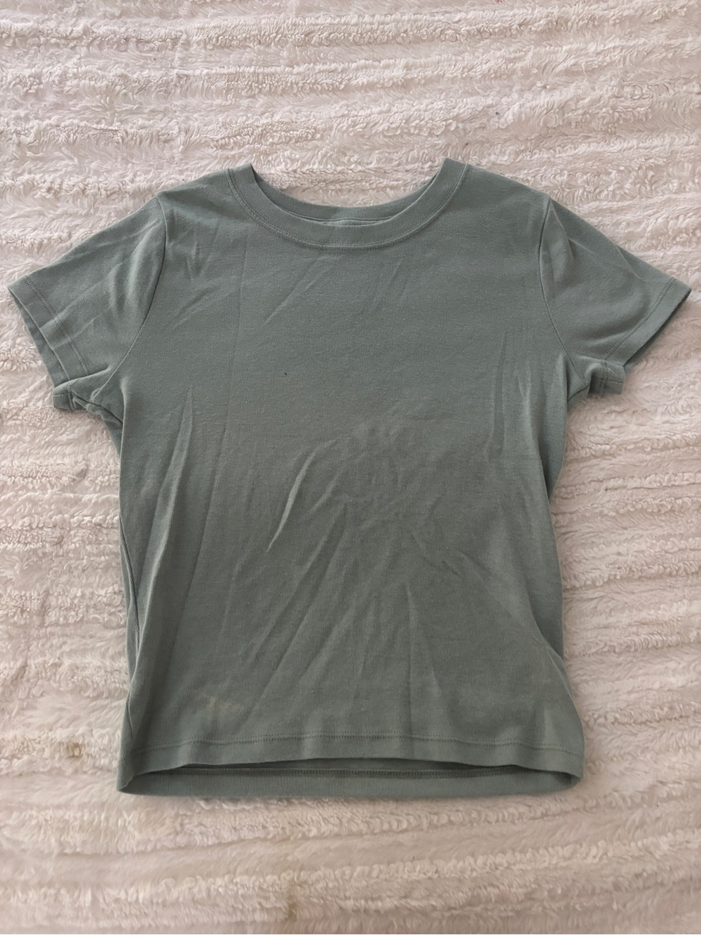 Green Hollister Baby Tee